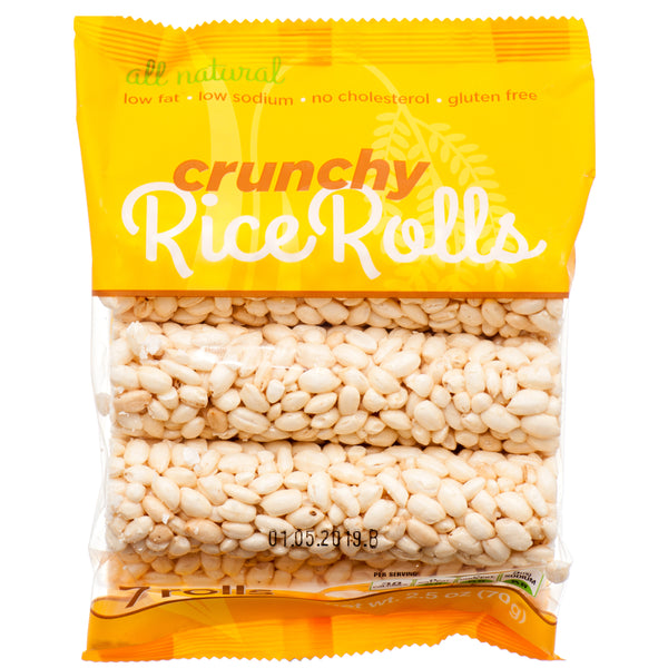 Crunchy Rice Roll Snacks, 2.5 oz (30 Pack)