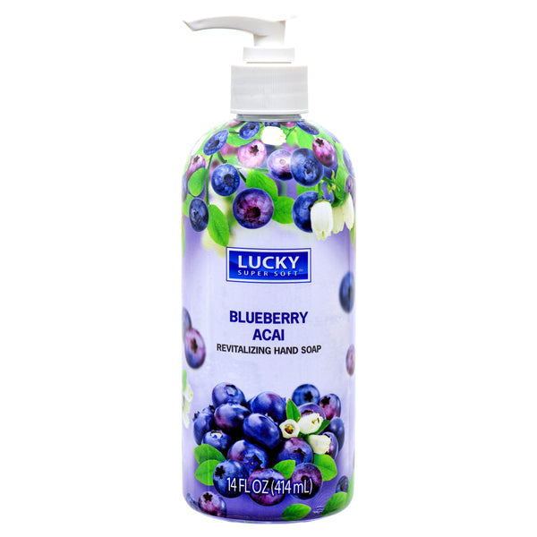 Lucky Hand Soap, Blueberry Acai, 14 oz (12 Pack)