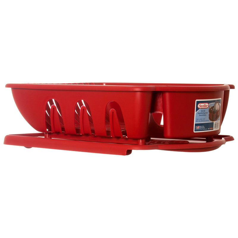 Sterilite Sink Set Red (6 Pack)