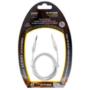 Audio Cable Wht 3Ft 3.5Mm Plug