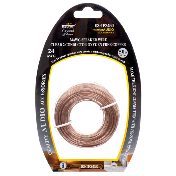 Speaker Cable 50Ft 24Awg #03-Tp2450 (12 Pack)