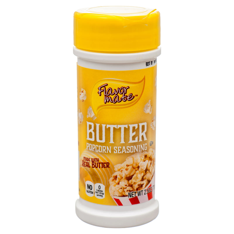 Flavor Mate Butter Popcorn Seasoning, 2.5 oz (12 Pack)