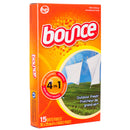 Bounce Dryer Sheets 15 Ct Outdoor Fresh (15 Pack)