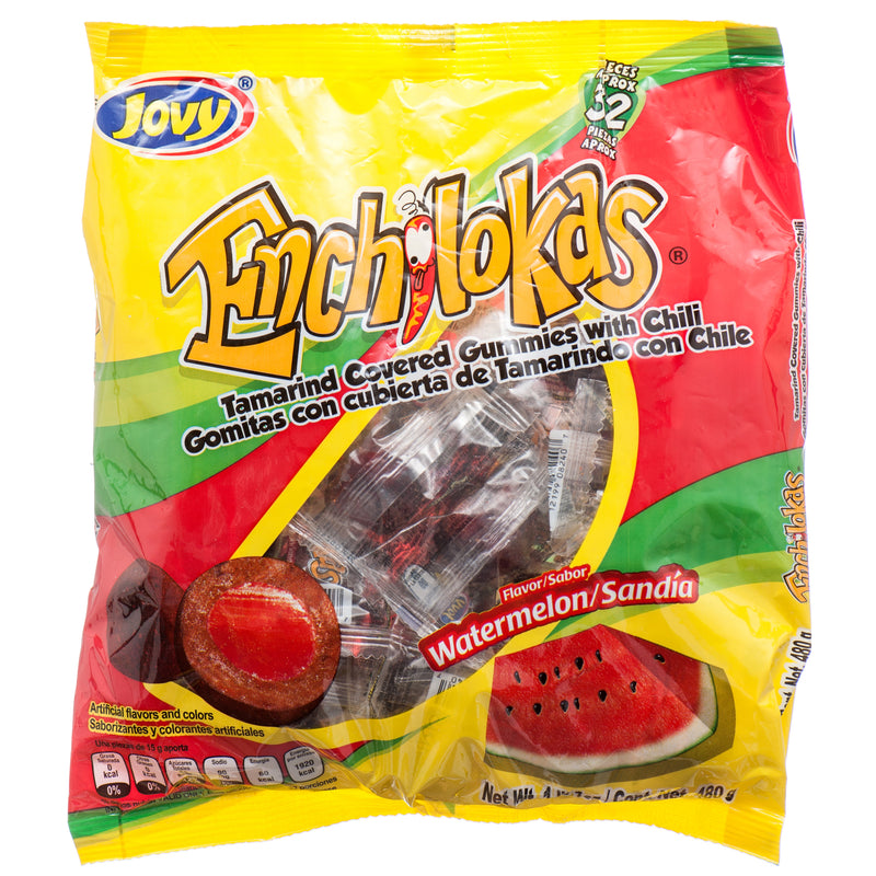 Jovy Watermelon Enchilokas, 32 Count (24 Pack)