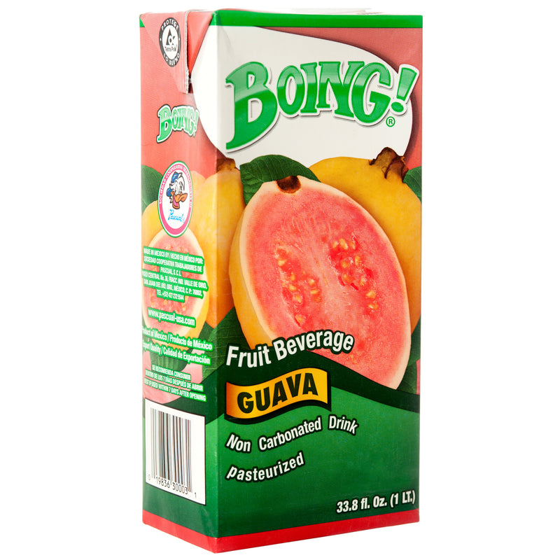 Boing! Boxed Fruit Drink, Guava, 33.8 oz (12 Pack)