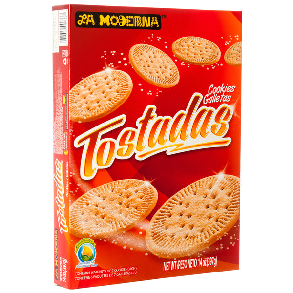 La Moderna Tostadas Cookies, 14 oz (12 Pack)