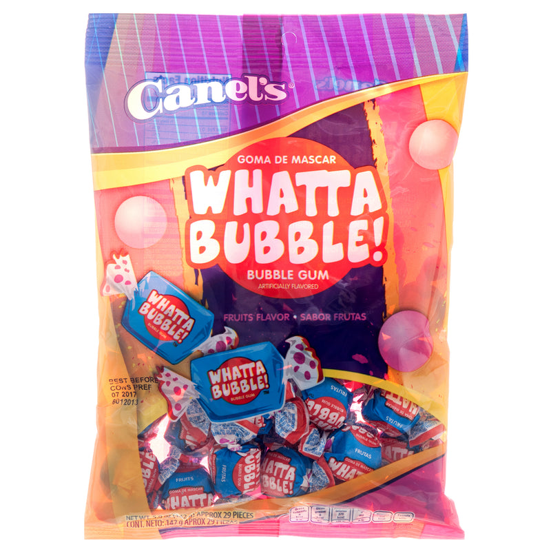 Canel's Whatta Bubble Gum, 5 oz (12 Pack)