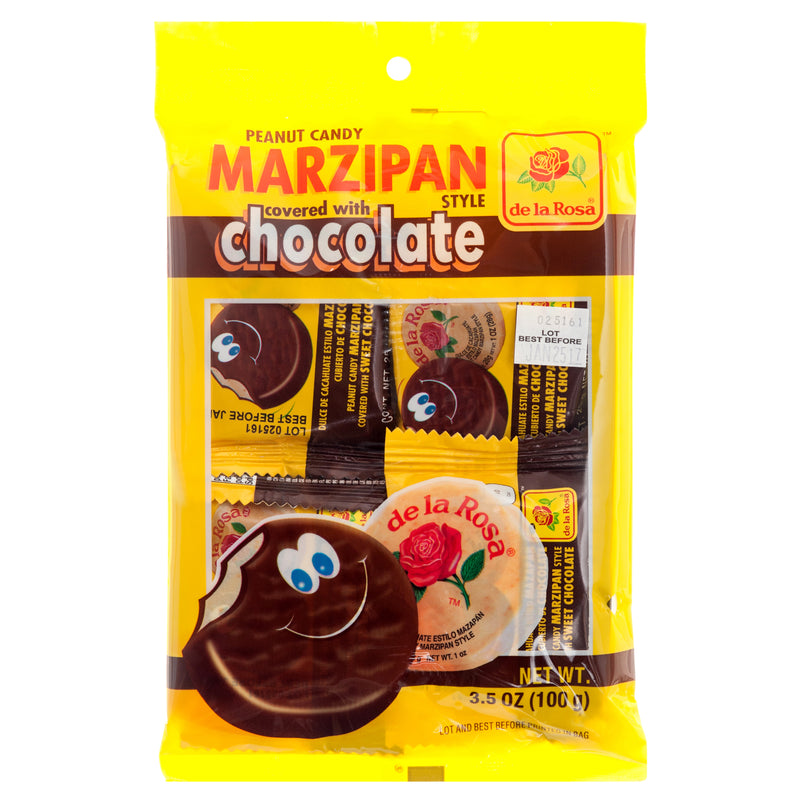 De La Rosa Marzipan w/ Chocolate, 4 Count (24 Pack)