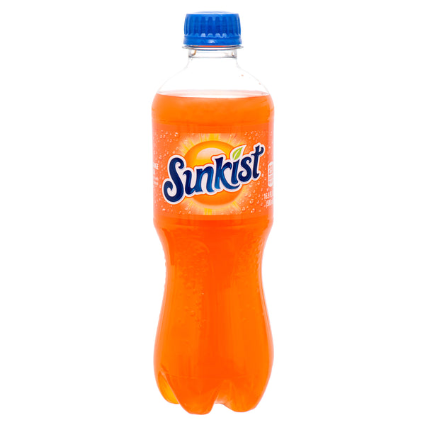 Sunkist Orange Soda, 16.9 oz (24 Pack)