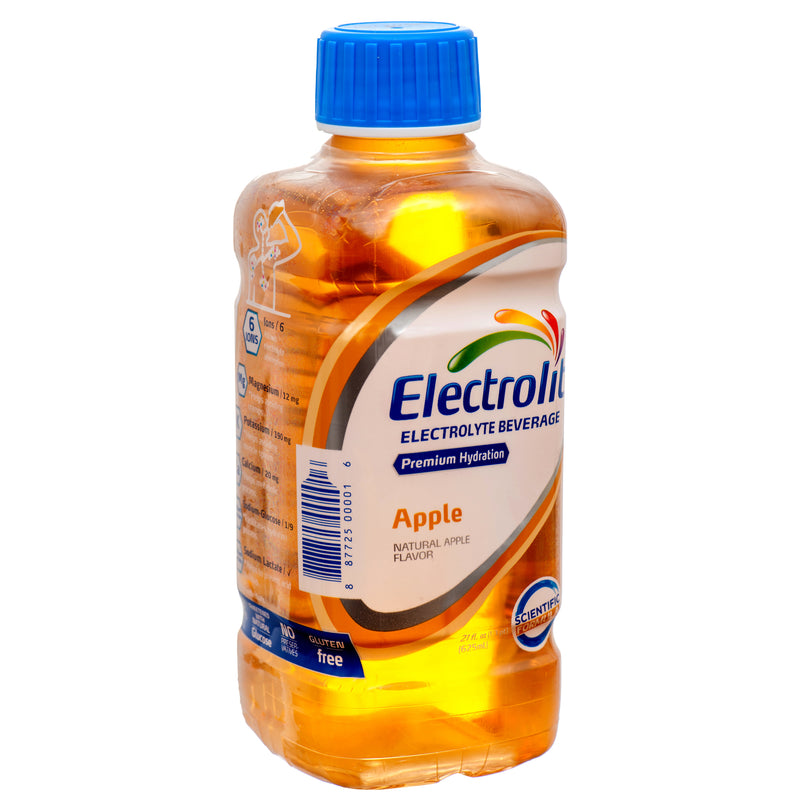 Electrolit Electrolyte Drink, Apple, 21 oz (12 Pack)