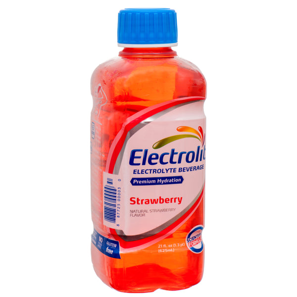 Electrolit Electrolyte Drink, Strawberry, 21 oz (12 Pack)