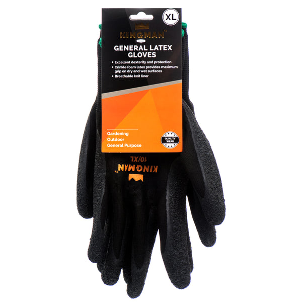Kingman Latex Glove, X-Large (12 Pack)