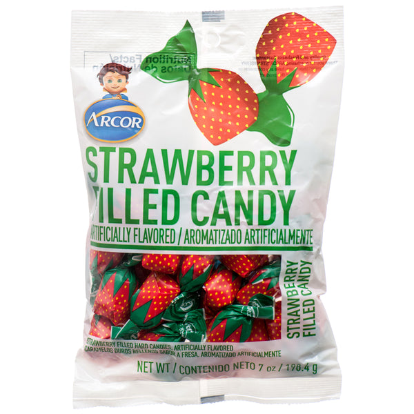 Arcor Strawberry Filled Candy, 7 oz (24 Pack)