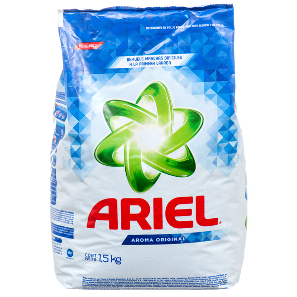 Ariel Powder Laundry Detergent, Regular, 52.9 oz (12 Pack)
