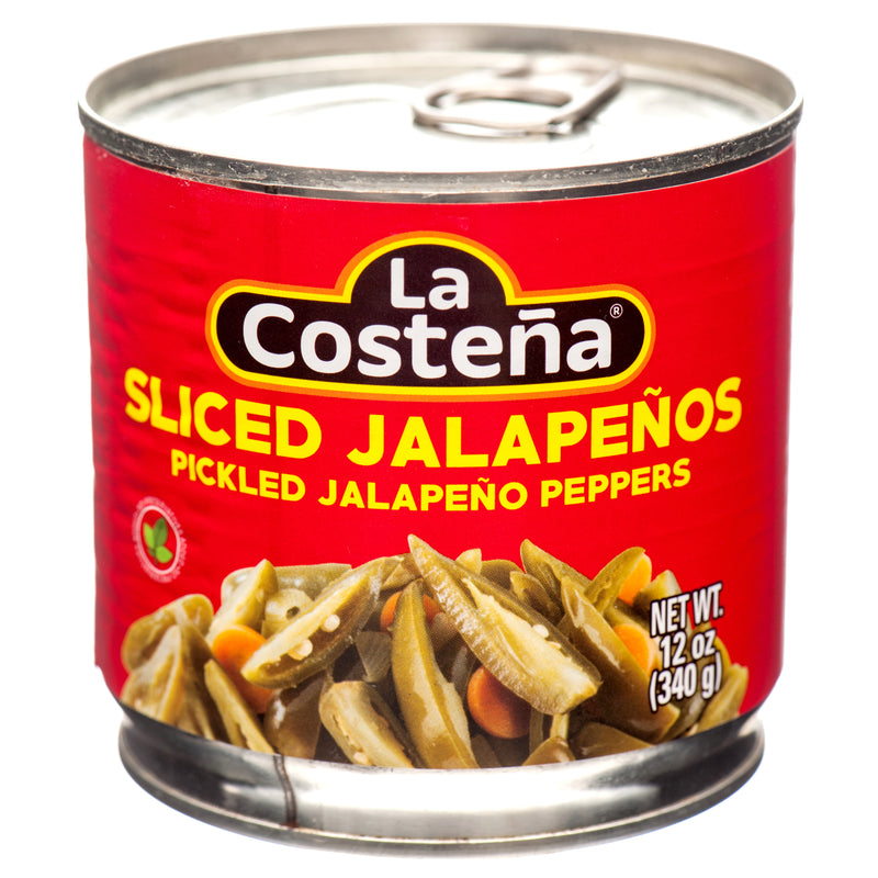La Costeña Sliced Jalapeño Peppers, 12 oz (12 Pack)