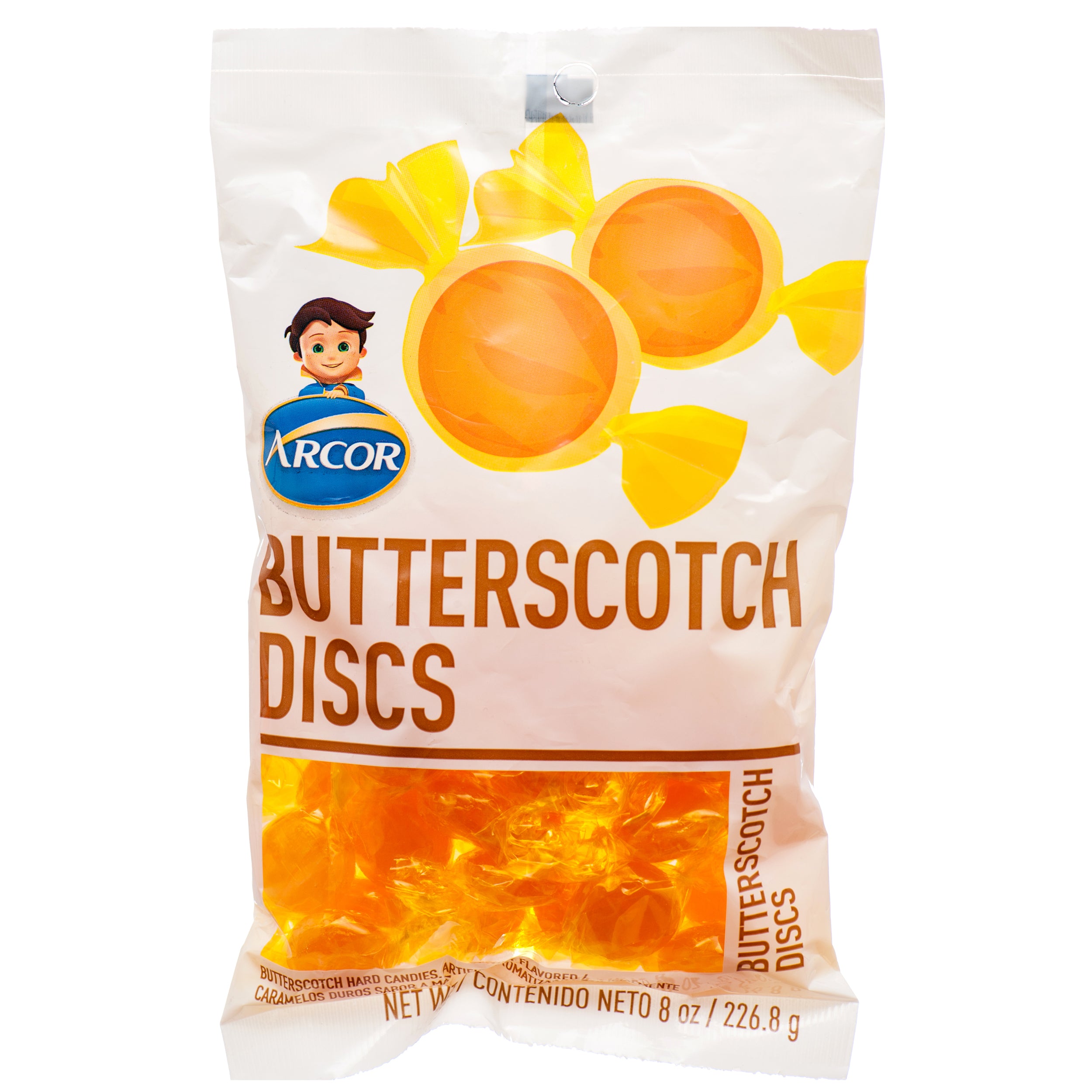 Arcor Butterscotch Discs 8 Oz (Pack Of 1)