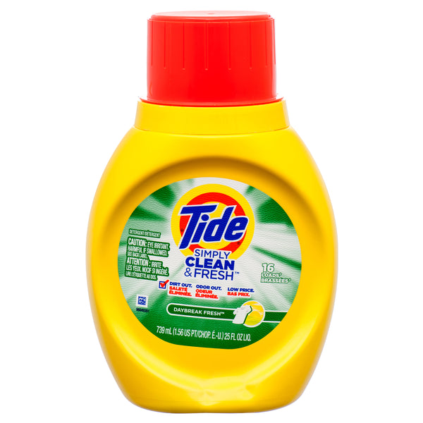 Tide Simply Clean & Fresh Liquid Laundry Detergent, Daybreak Fresh, 25 oz (6 Pack)