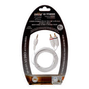 Stereo Cable 6Ft 3.5Mm Plug To 2 Rca Plug Wht Clr