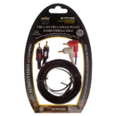 Stereo Cable 12Ft 2 Rca Plug To 2 Rca Plug