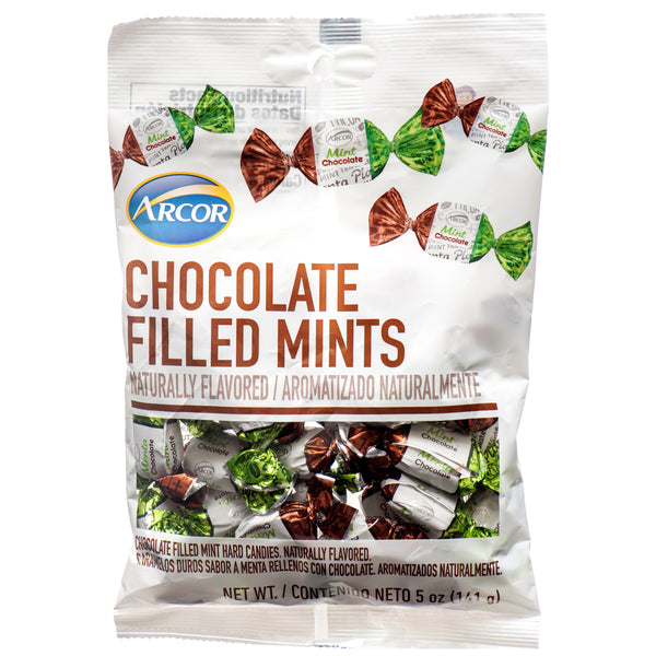 Arcor Chocolate Filled Mints, 5 oz (24 Pack)