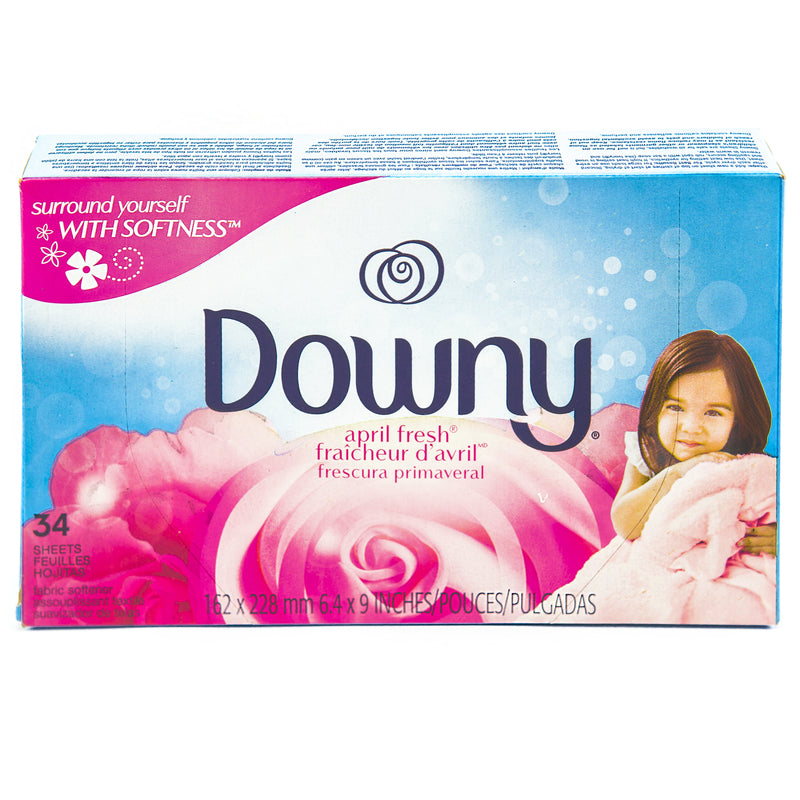 Downy Fabric Softener Sheets, 34 Count (12 Pack)