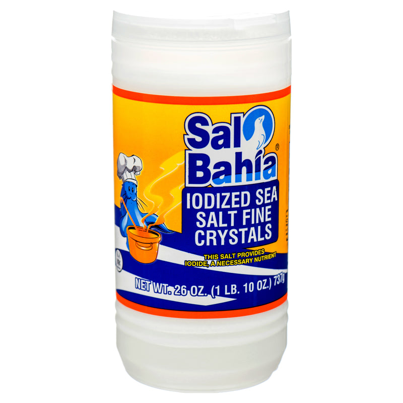 Sal Bahia Fine Sea Salt, 26 oz (12 Pack)