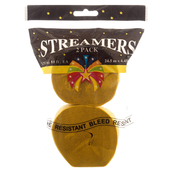 Streamer Yellow #S1440 (12 Pack)