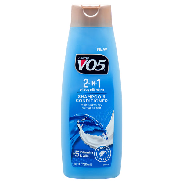 Vo5 Shampoo+ Conditioner 2In1 Moisturizing 12.5 Oz (6 Pack)