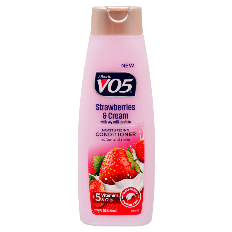 VO5 Moisturizing Conditioner, Strawberries & Cream, 12.5 oz (6 Pack)