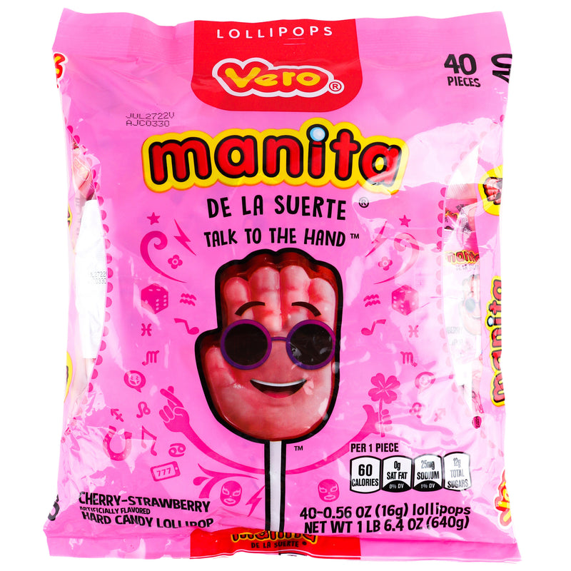 Vero Manita Candy, 40 Count (7 Pack)