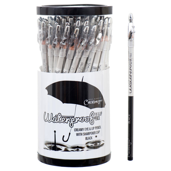 Eyeliner Pencil Black W/Sharpener #Eps05 (72 Pack)