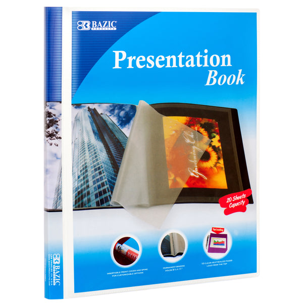 10-Pocket Presentation File (24 Pack)