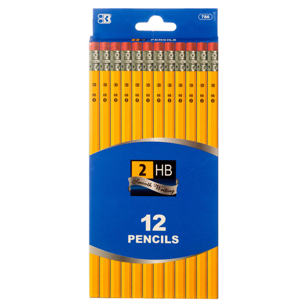 #2 Yellow Pencils, 12 Count (24 Pack)