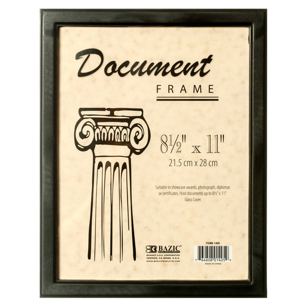 Black Document Frame, 8.5" x 11" (24 Pack)