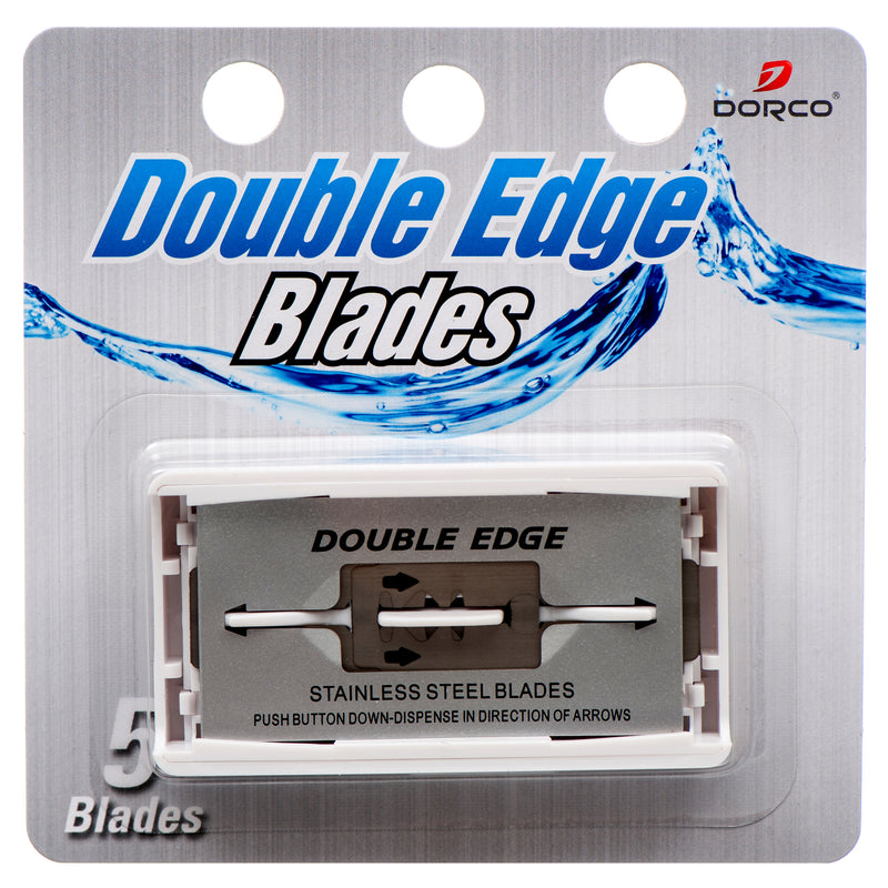 Dorco Double Edge Blades, 5 Count (12 Pack)