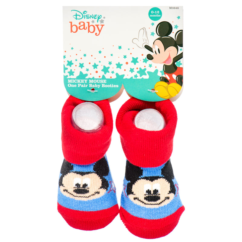 Disney Mickey & Minnie Baby Booties (12 Pack)