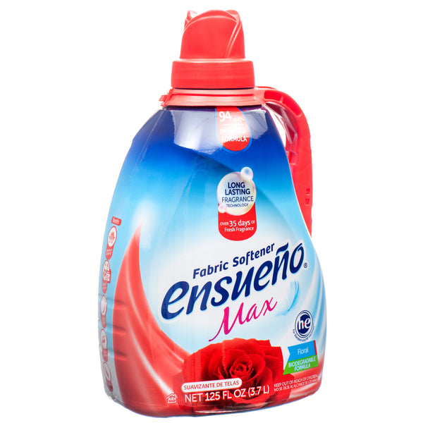 Ensueño Max Fabric Softener, Floral, 125 oz (4 Pack)