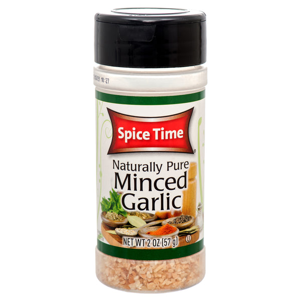 Spice Time Minced Garlic, 2 oz (12 Pack)