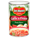 Del Monte Pasta Sauce, Garlic & Onion, 24 oz (12 Pack)