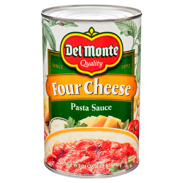 Del Monte Pasta Sauce, 4 Cheese, 24 oz (12 Pack)
