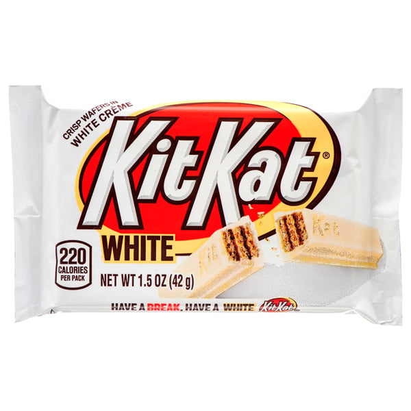 KitKat White Chocolate Wafer Bar, 1.5 oz (24 Pack)