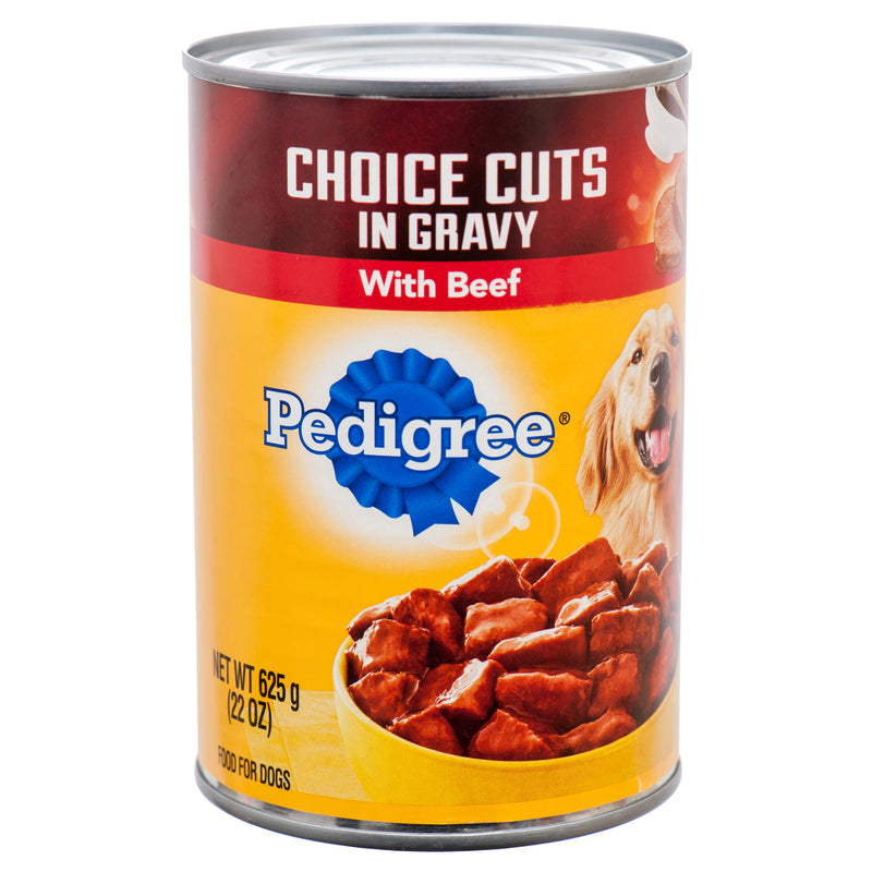 Pedigree Choice Cuts Dog Food, Beef, 22 oz (12 Pack)