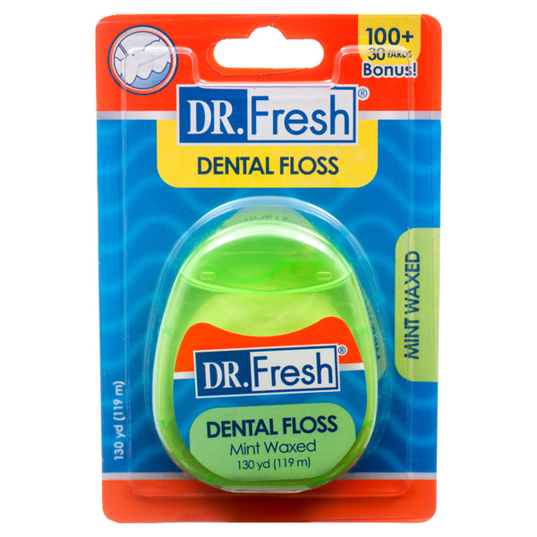 Dental Floss 130Yd Mint #Dr. Fresh (12 Pack)