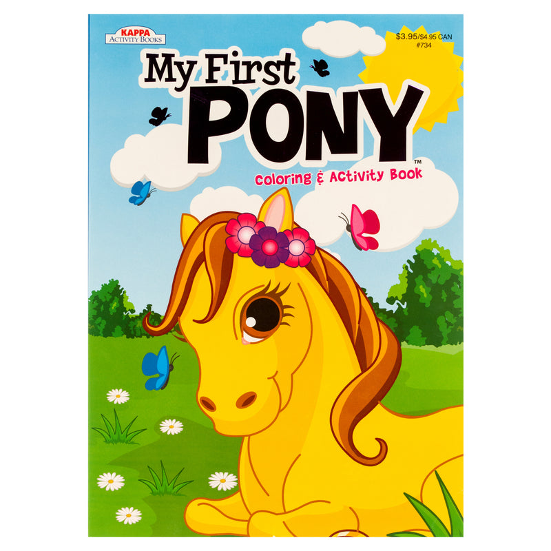 Coloring & Activity Book, "My First Pony" (48 Pack)