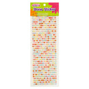 Craft Sticker Dot Stones Asst Clr