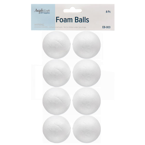 Craft Foam Ball 2" 8Pcs #Dcs-2250 (12 Pack)