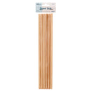 Craft Wood Dowel Stick 6Ct 12" X 0.35" Natural Clr