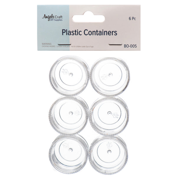 Craft Organizer 6Ct Clear Plastic Bottle #Dcs-2648 (12 Pack)