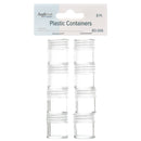 Craft Organizer 8Ct Clear Plastic Bottle