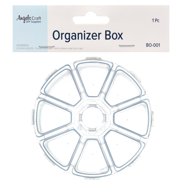 Craft Organizer Clear Round #Dcs-2303 (12 Pack)